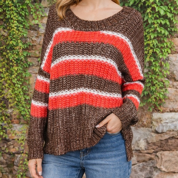 aerie Sweaters - OFFLINE BY AERIE Chunky Striped Knit Sweater, S